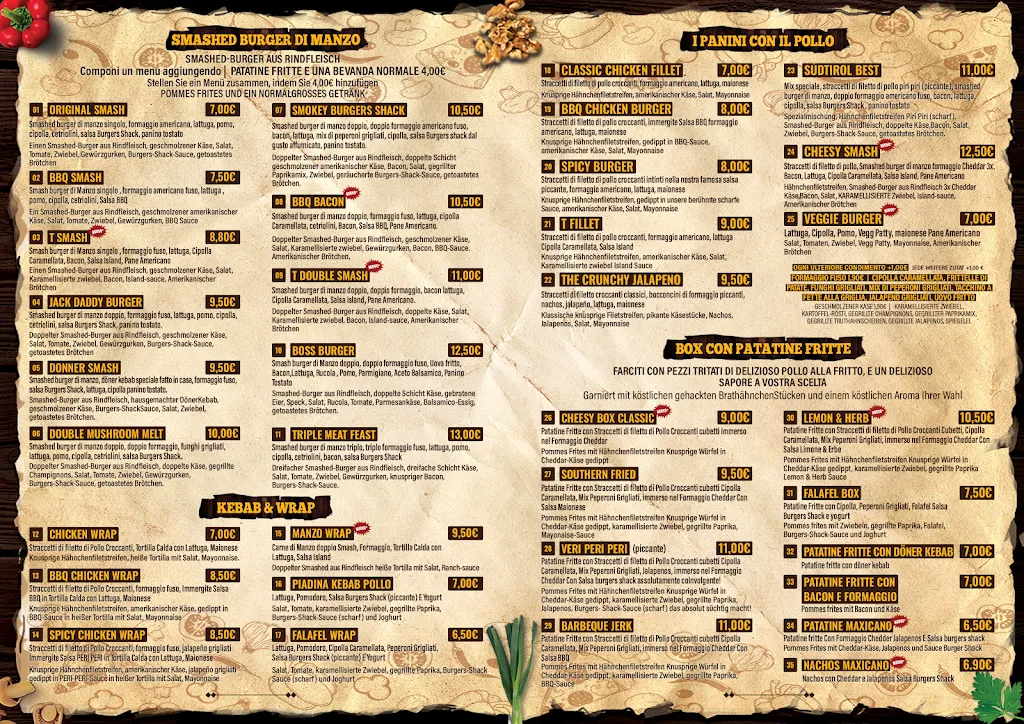 Menu_Burgers Shack_Laives_image_1