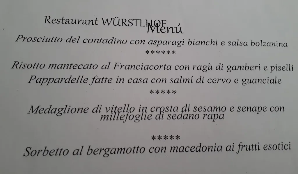 Menu_Restaurant Pizzeria Würstlhof_Laives_image_1