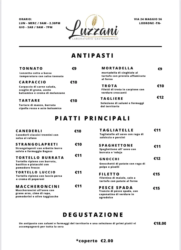Menu_Laboratorio Gastronomico Luzzani_Lodrone-Darzo_image_1