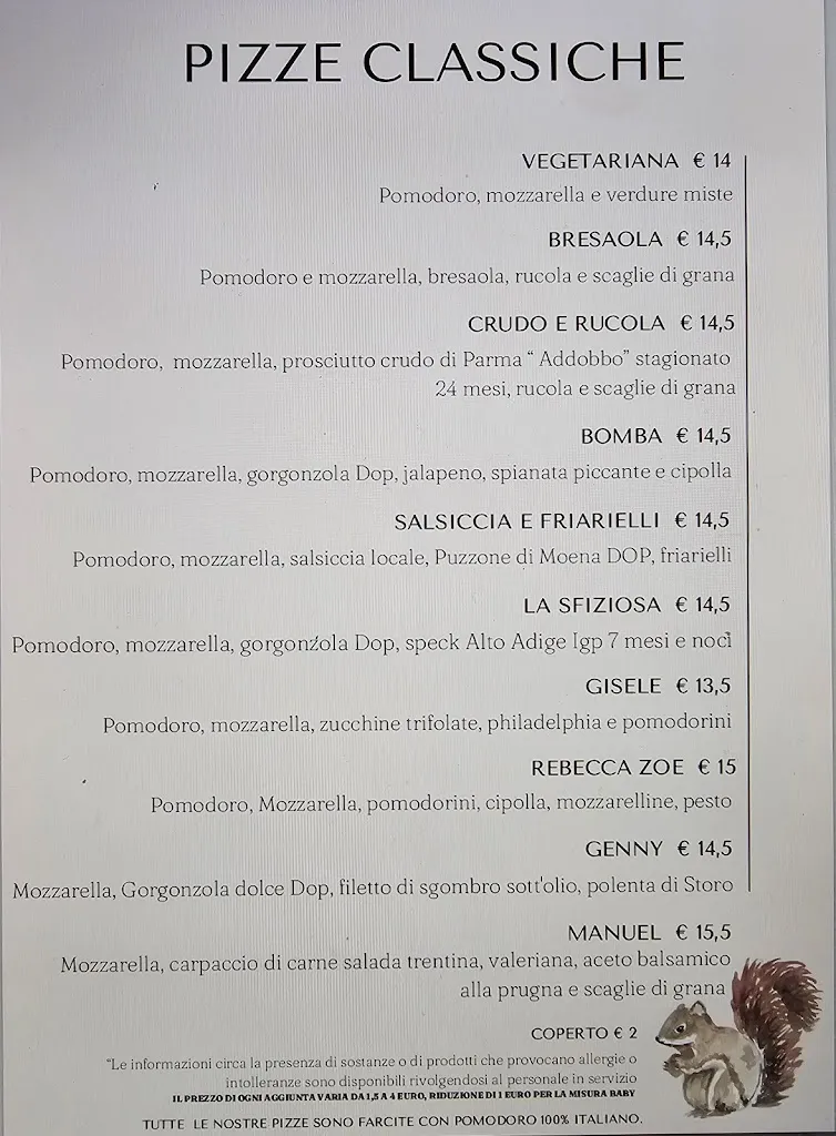 Menu_Ristorante Pizzeria Lo Scoiattolo_Mazzin_immagine_2