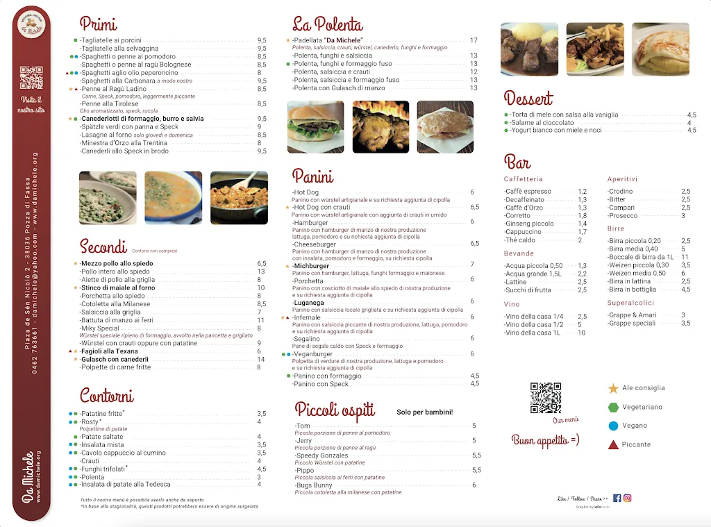 Menu_Da Michele Pozza_Mazzin_image_1
