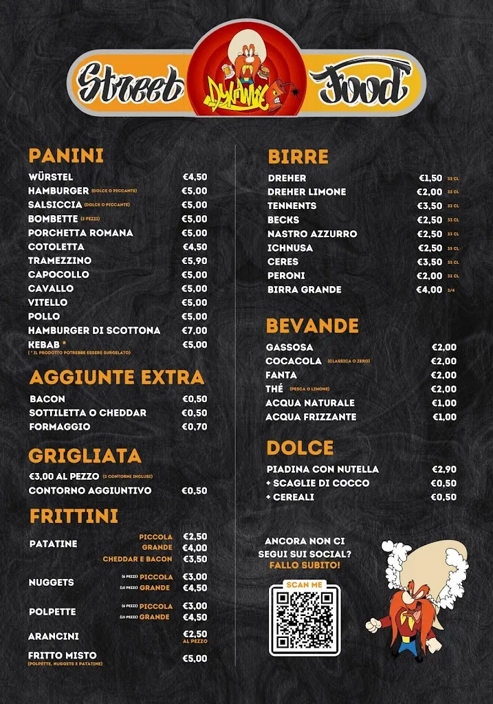 Menu_Dynamite StreetFood_Maglie_immagine_1