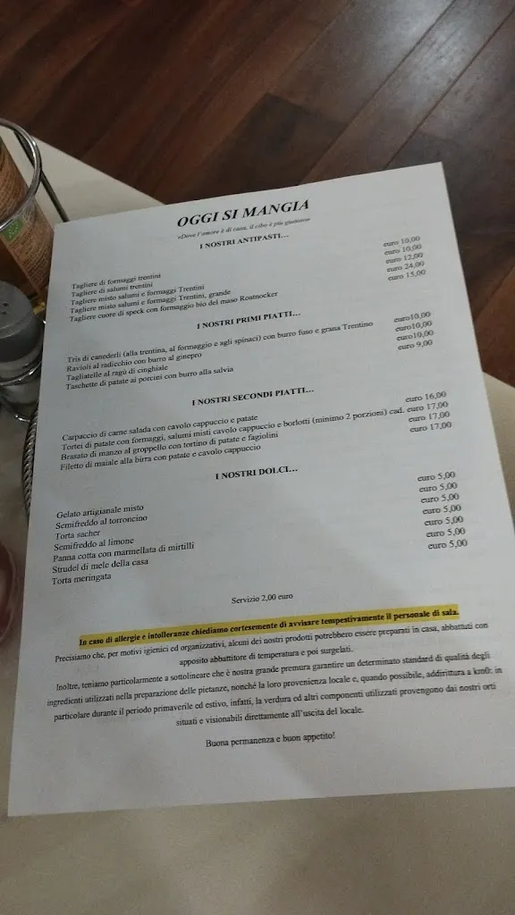 Menu_Ristorante Tipico Al Dosarel_Malosco_image_1