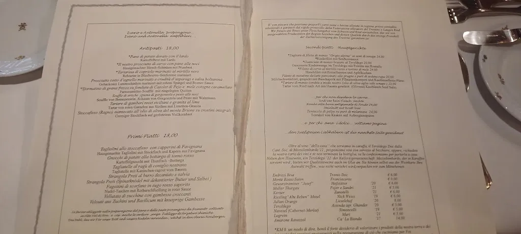 Menu_Ristorante Alle Ciaspole 