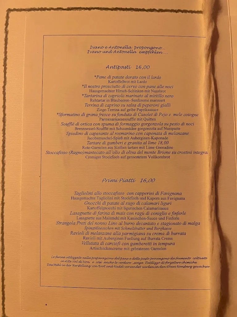 Menu_Ristorante Alle Ciaspole 