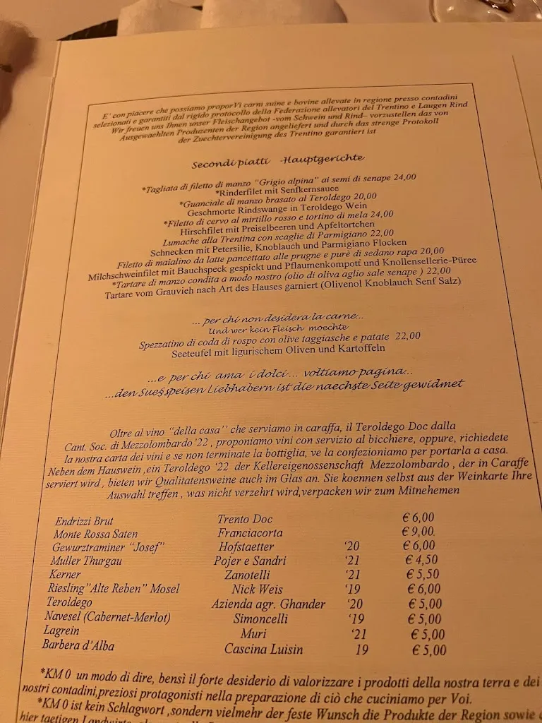 Menu_Ristorante Alle Ciaspole 