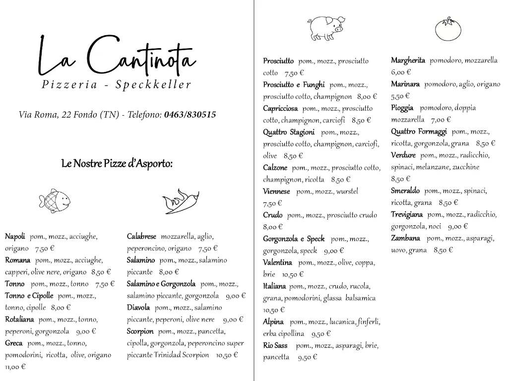 Menu_Pizzeria - SpeckKeller 