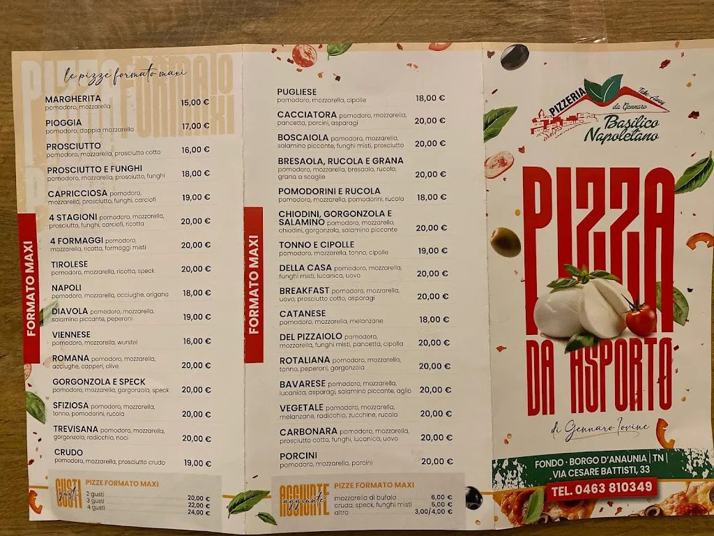 Menu_Pizzeria Basilico Napoletano Fondo_Malosco_immagine_2