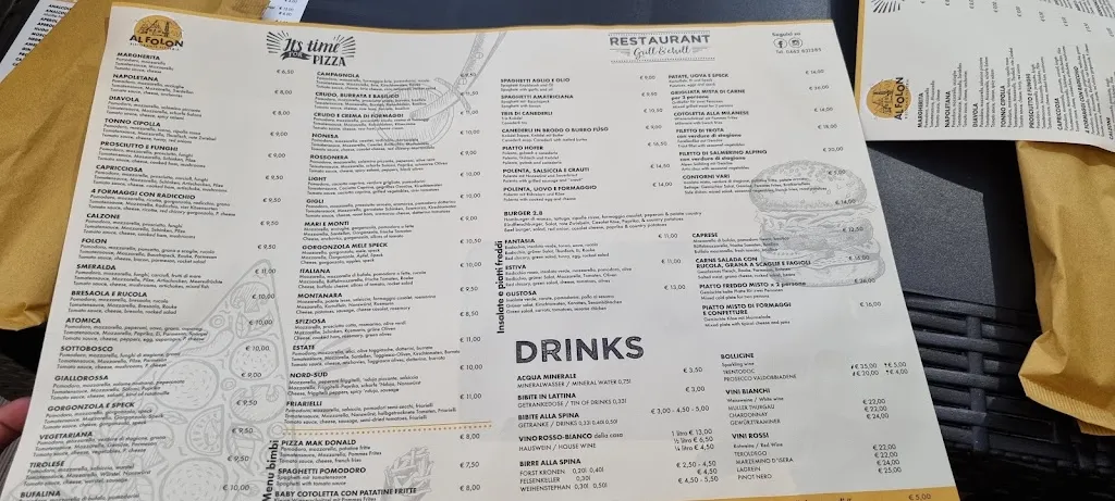 Menu_Ristorante pizzeria Folon_Malosco_image_4