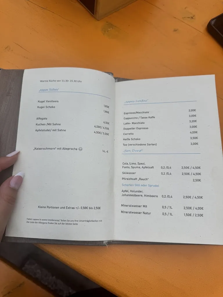 Menu_Schliniger Alm_Malles Venosta_image_2