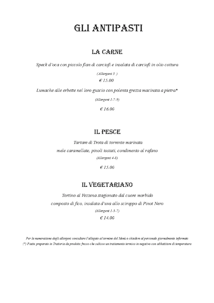 Menu_Trattoria ristorante Dolce Spina_Mezzocorona_image_1