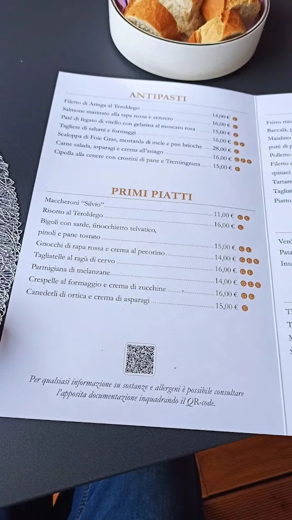 Menü_Ristorante da Silvio_Mezzocorona_Bild_1