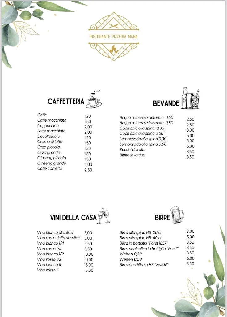 Menu_Ristorante Pizzeria Mana_Mezzolombardo_image_1