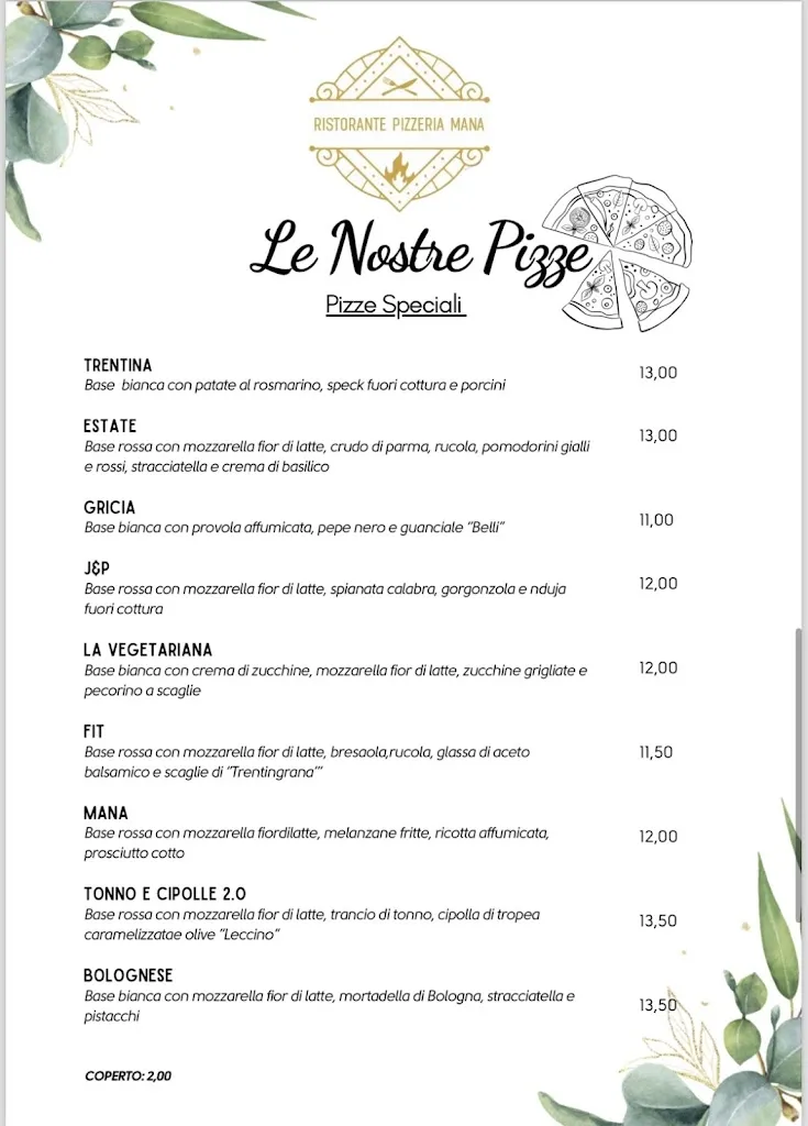 Menu_Ristorante Pizzeria Mana_Mezzolombardo_image_2