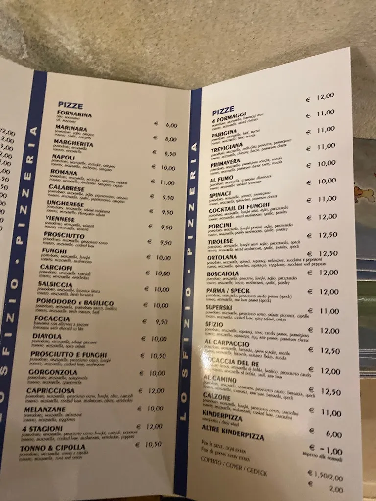 Menu_Pizzeria Lo Sfizio_Moena_image_1
