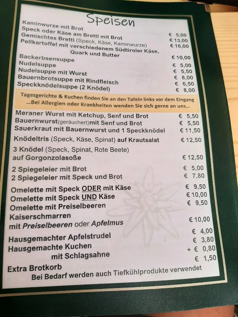 Menu_Trattoria Lazins_Moso in Passiria_image_1