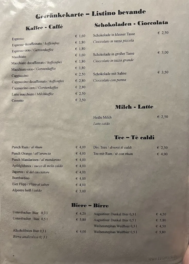 Menu_Restaurant Pizzeria Christomannos_Nova Levante_immagine_4