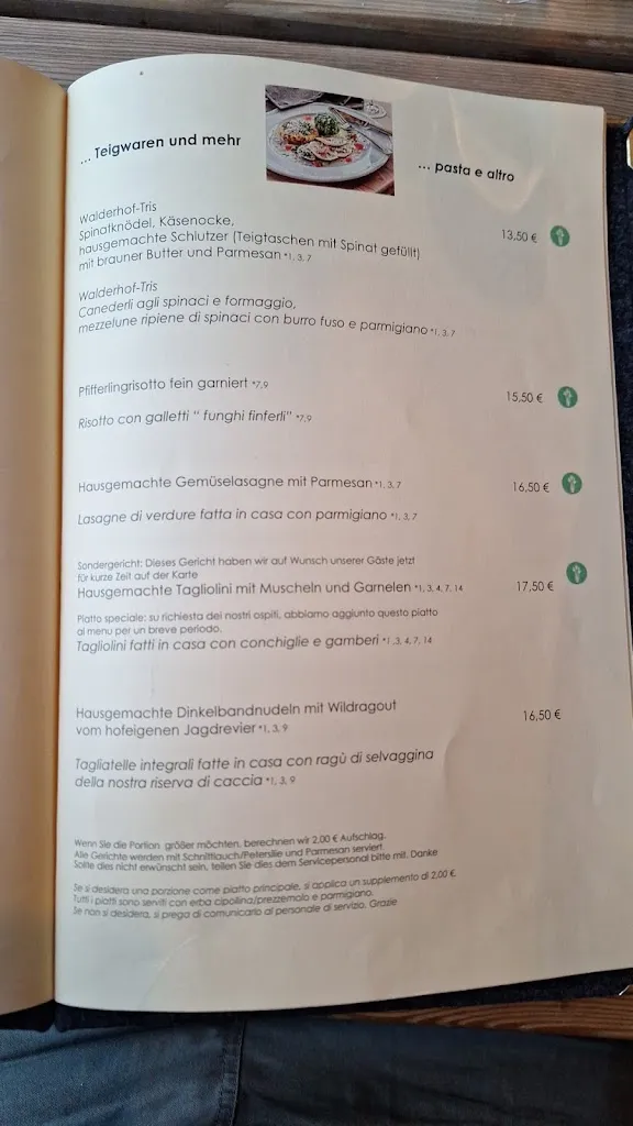 Menu_Walderhof - Restaurant und Appartements_Naz-Sciaves - Natz-Schabs_image_1