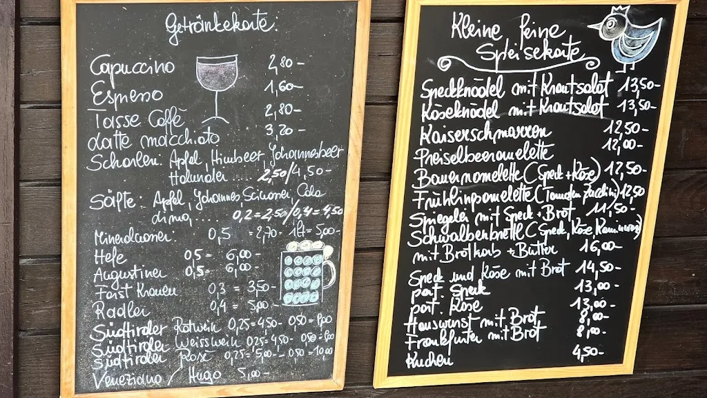 Menu_Jausenstation zum Schwalbennest_Naturno_immagine_1