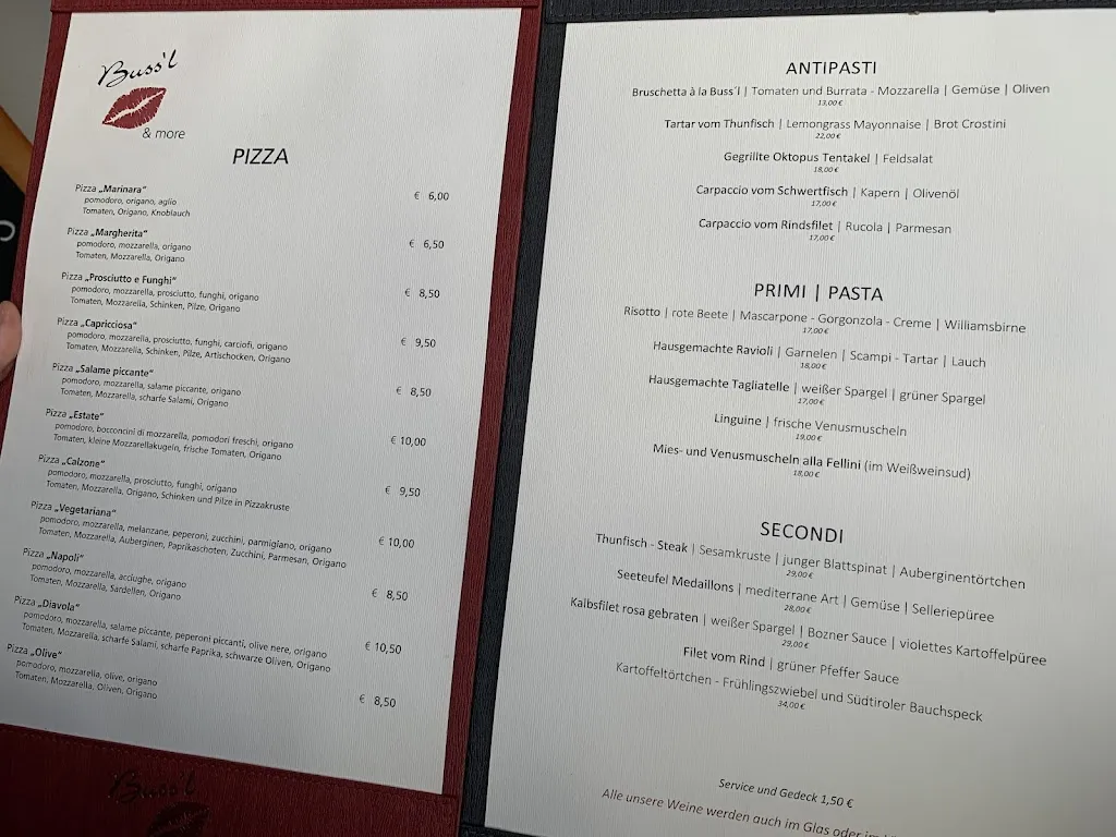 Menu_Restaurant Buss'l & more_Parcines_image_3