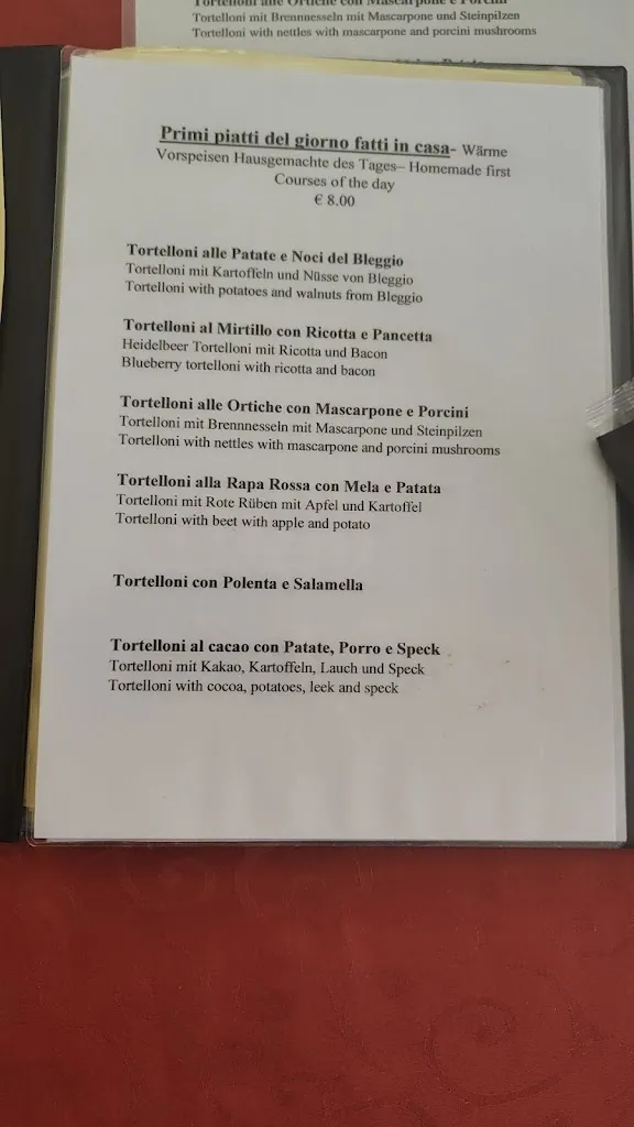 Menu_Il PICCHIO Ristorante Tipico Bed & Breakfast_Ponte Arche_image_3