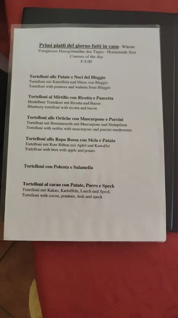 Menu_Il PICCHIO Ristorante Tipico Bed & Breakfast_Ponte Arche_image_4