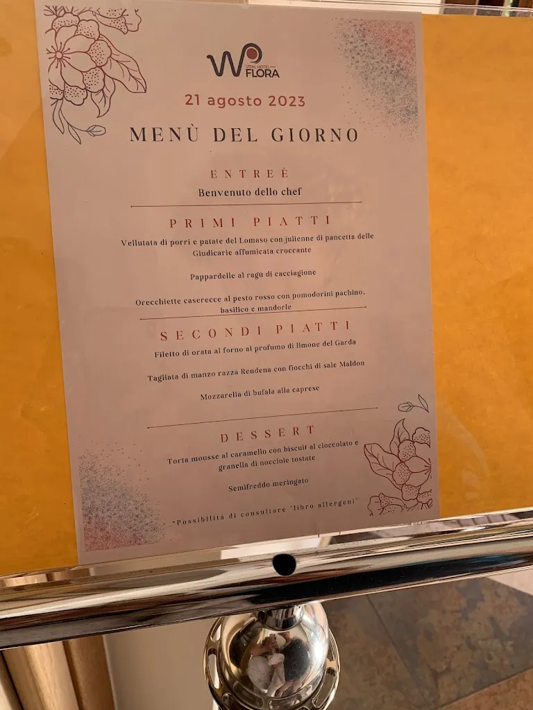 Menu_Ristorante @ Vital Hotel Flora_Ponte Arche_image_1