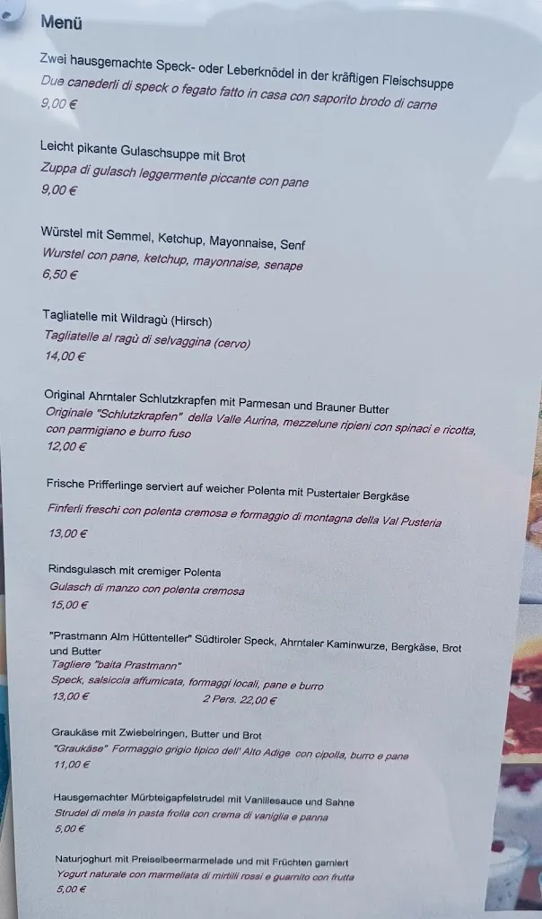 Menu_Prastmann Alm_Predoi_immagine_3