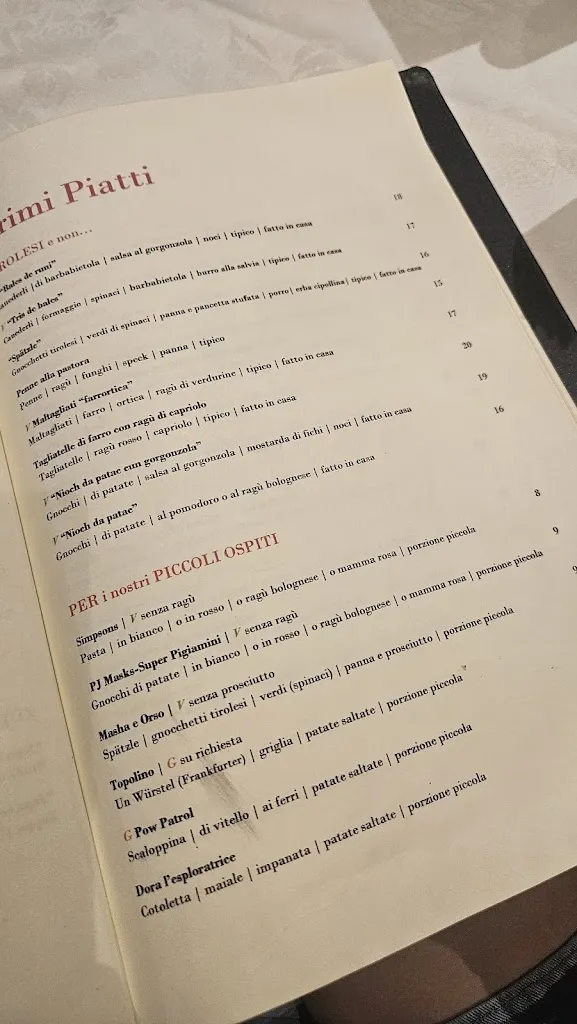 Menu_Snetonstube: restaurant in Ortisei / St. Ulrich_Ortisei_image_4