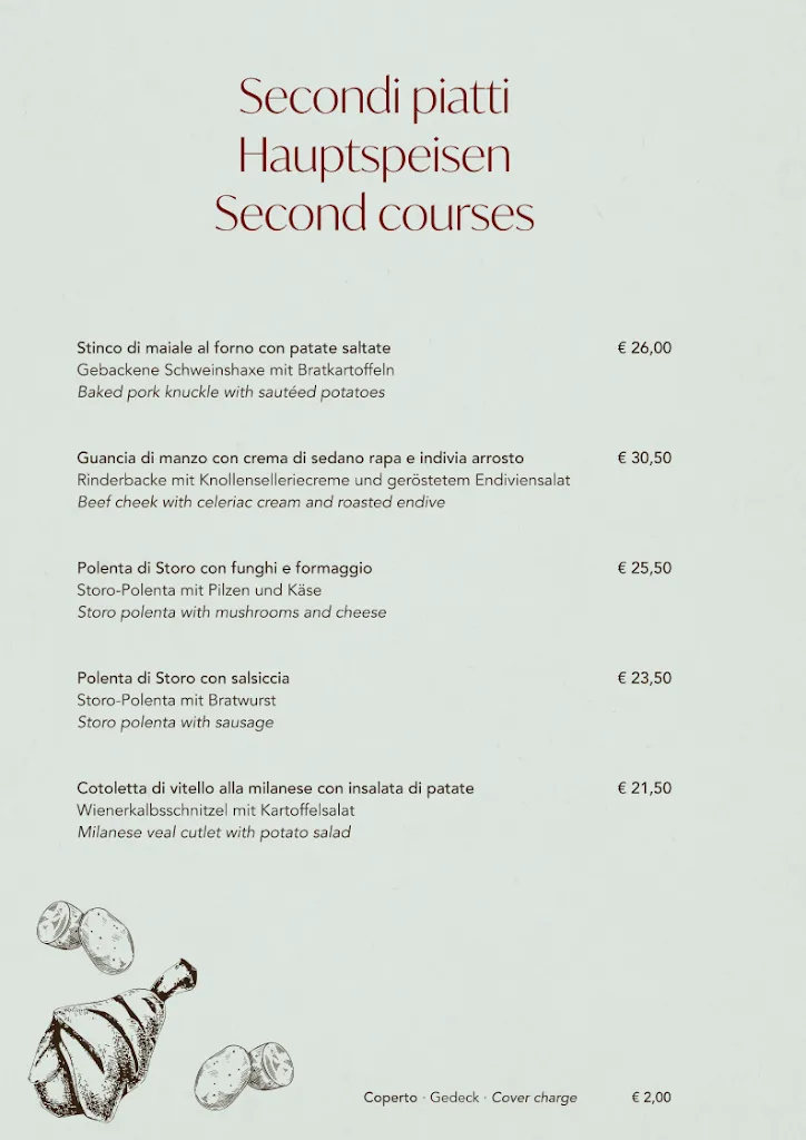 Menu_Wirtshaus Osteria Traube_Ortisei_immagine_3