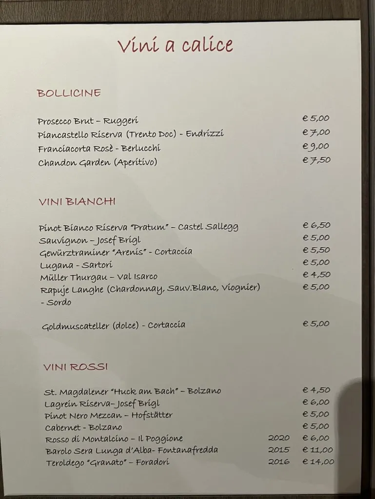 Menu_Bar - Caffé Four, Ortisei_Ortisei_image_1