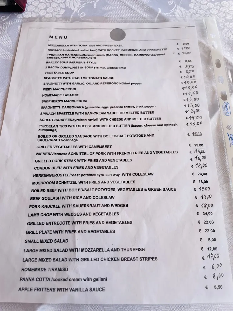 Menu_Restaurant Pizzeria Terrazza_Ortisei_image_1