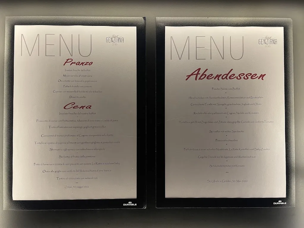 Menu_Hotel Genziana Restaurant_Ortisei_immagine_2