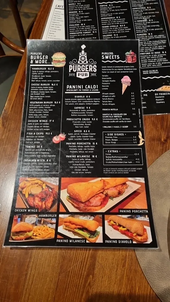 Menu_Purgers Pub Pizzeria/Hamburger_Ortisei_image_4