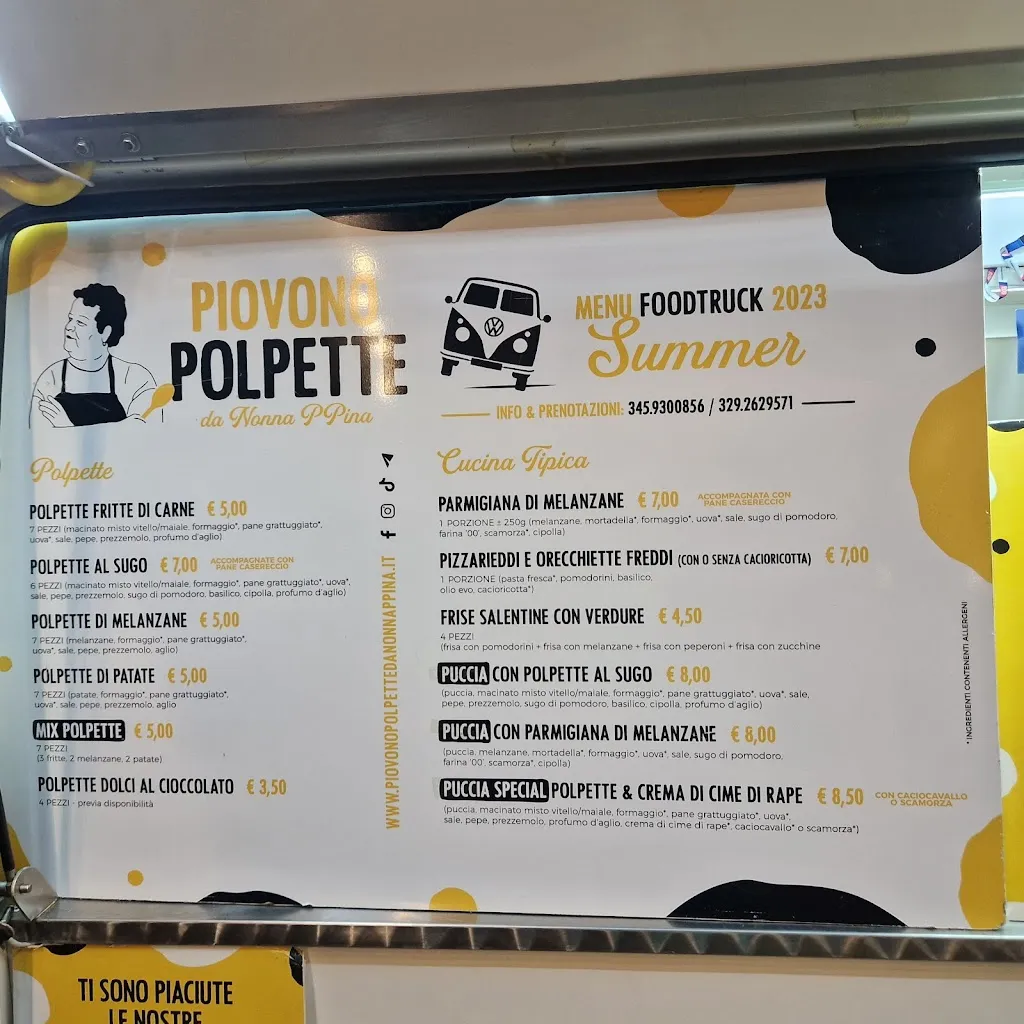 Menu_Piovono Polpette da Nonna PPina_Maruggio_image_2