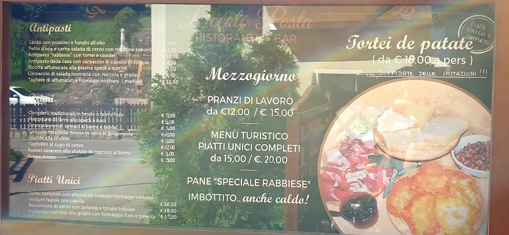 Menu_Ristorante Bar Posta Angolo del Buongusto.... 