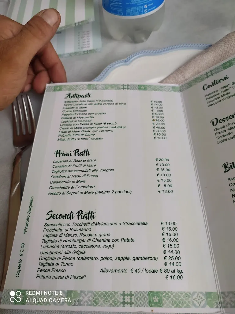 Menu_L'Angolo Verde Restaurant_Maruggio_image_4