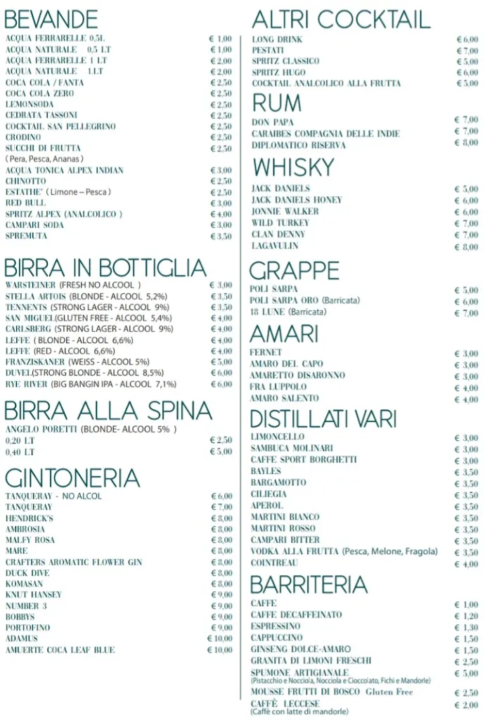 Menu_Borgo Bistrot Cocktail Bar_Maruggio_image_1
