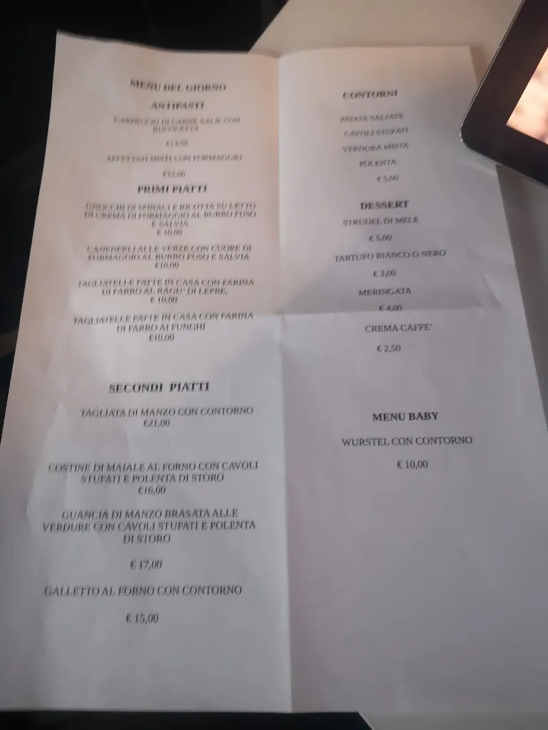 Menu_Ristorante - Pizzeria Bar La Baita_Ronzo-Chienis_image_4