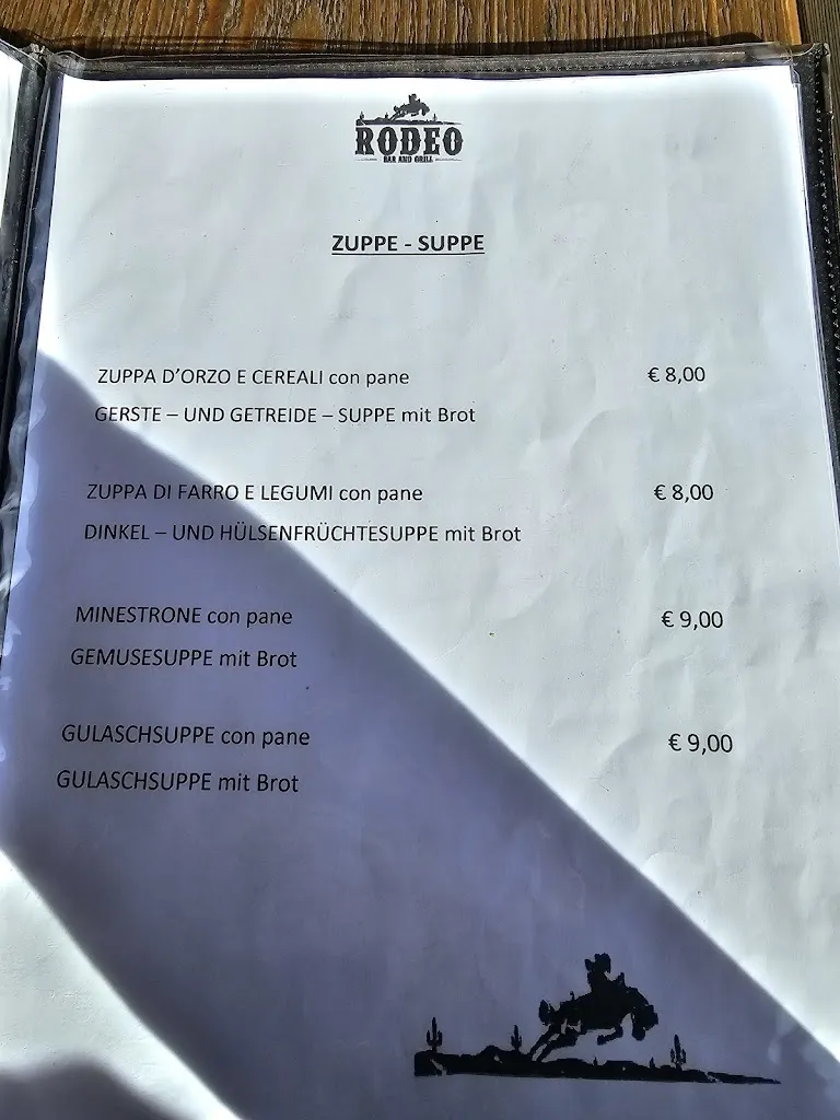 Menu_Bar Ristorante Rodeo cucina no stop_Ruffrè_image_2