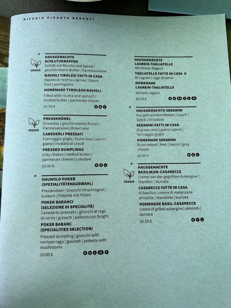 Menu_Rifugio Gigante Baranci_San Candido_immagine_1