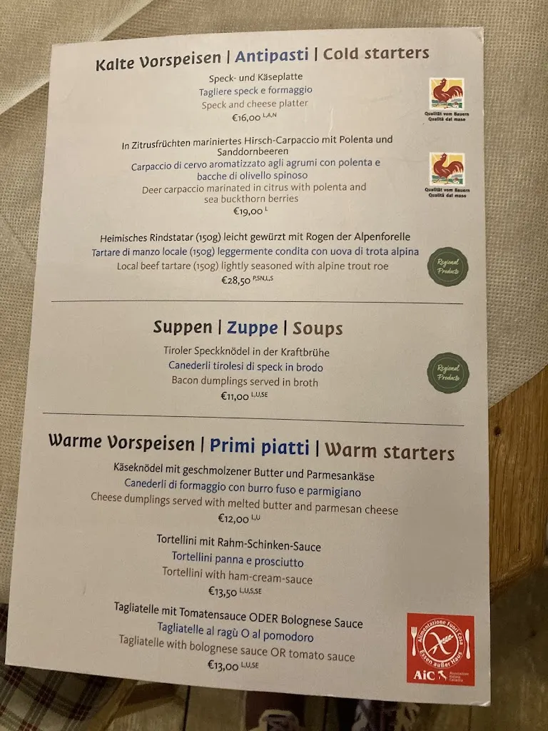 Menu_Rifugio Gigante Baranci_San Candido_immagine_2