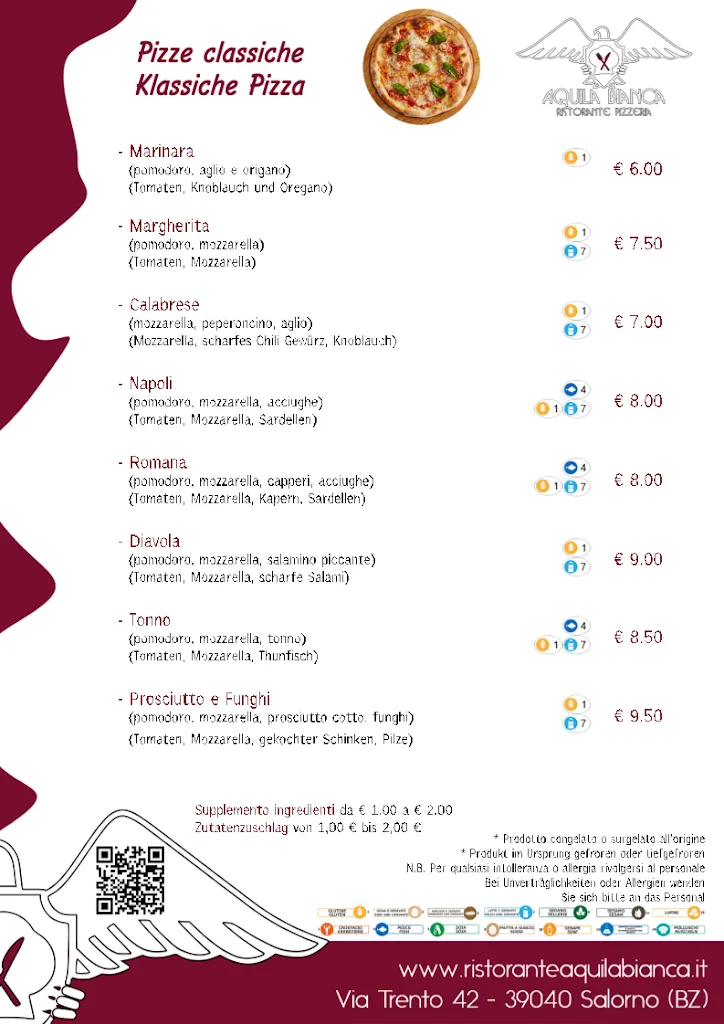 Menu_Restaurant Pizzeria Weißer Adler_Salorno_image_1