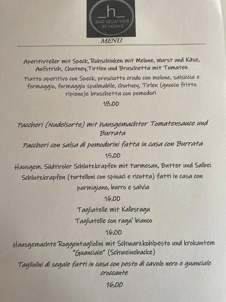 Menu_Bar At Heini's_Salorno_image_2