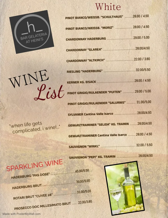 Menu_Bar At Heini's_Salorno_image_3