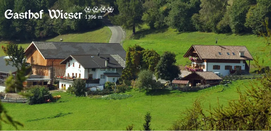Wieserhof restaurant in San Genesio