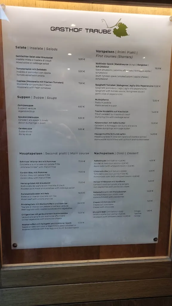 Menu_Albergo Traube_San Lorenzo di Sebato_image_1