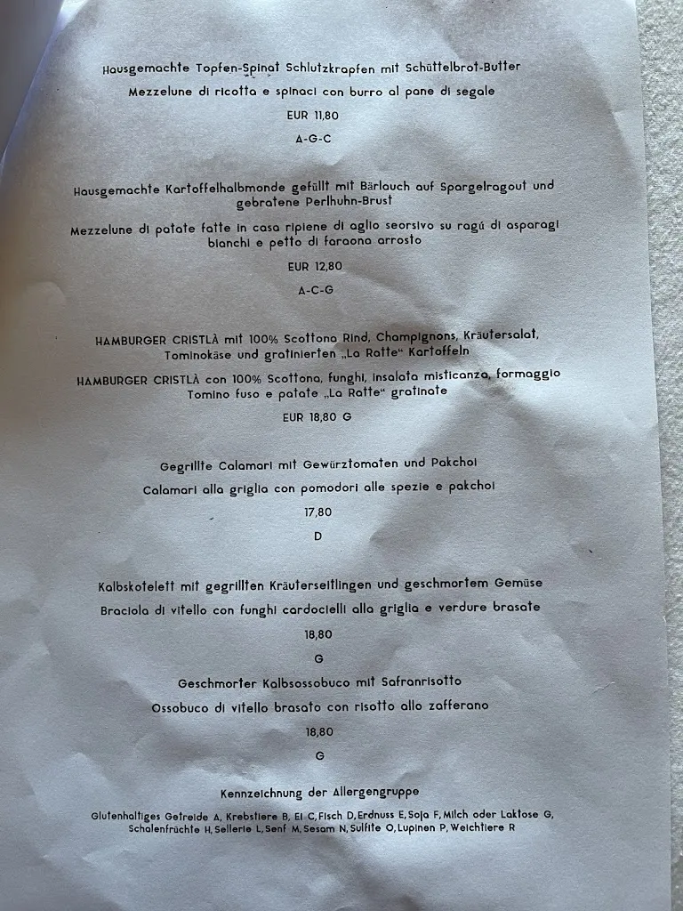 Menu_Cristlá Restaurant & Pizza_San Martino in Badia_image_3