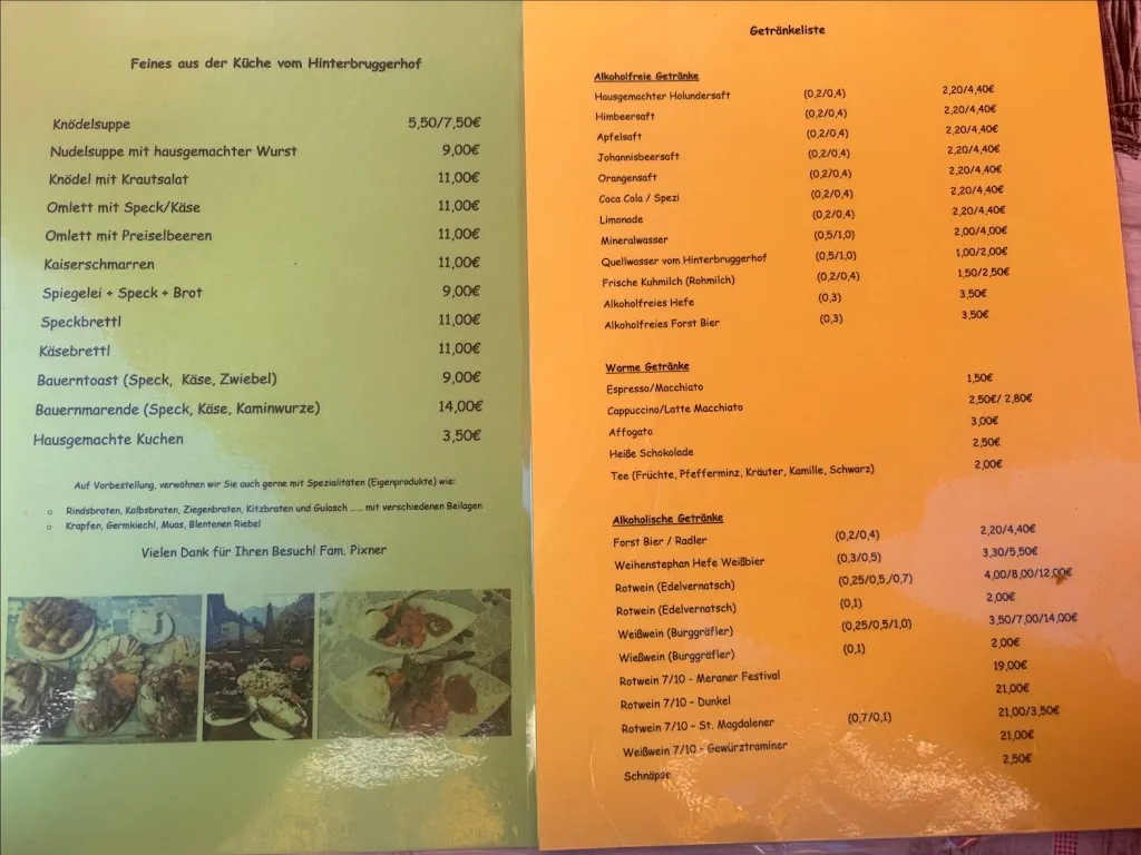 Menu_Hinterbrugger Hof_San Leonardo in Passiria_image_1