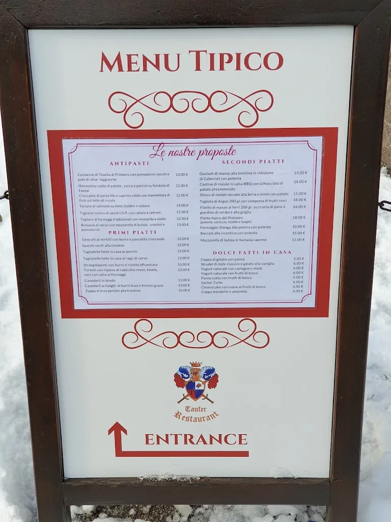 Menu_Taufer Restaurant_San Martino_image_2